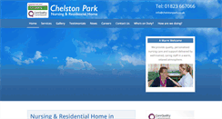 Desktop Screenshot of chelstonpark.co.uk