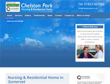 Tablet Screenshot of chelstonpark.co.uk